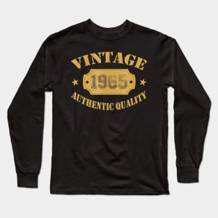 Facts Shirt Vintage Limited 53th Birthday Gift Made In 1965 Long Sleeve T-Shirt